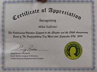 Sample Certificate of Appreciation