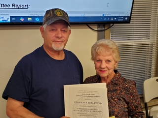 Terry Fellinger- recipient